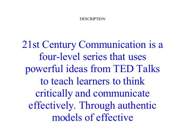 21st century communication listening speaking and critical thinking 4 pdf