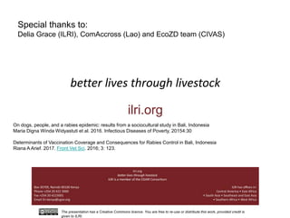 Twenty-first Century disease threats, epidemiology and One Health