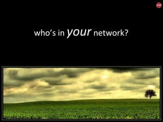who’s in  your  network? 