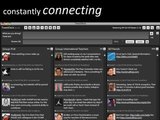 constantly  connecting 