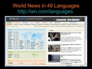 World News in 49 Languages http://wn.com/languages   