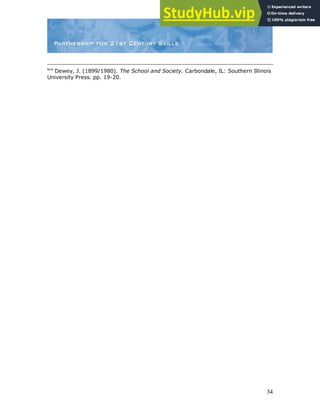 34
lxvi
Dewey, J. (1899/1980). The School and Society. Carbondale, IL: Southern Illinois
University Press. pp. 19-20.
 