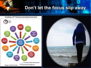 Where
do
we
start?
Don’t let the focus slip away
•
 