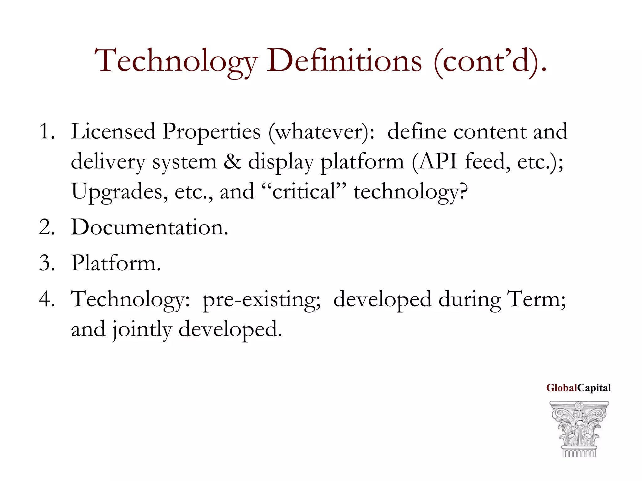 21st Century Licensing Strategies