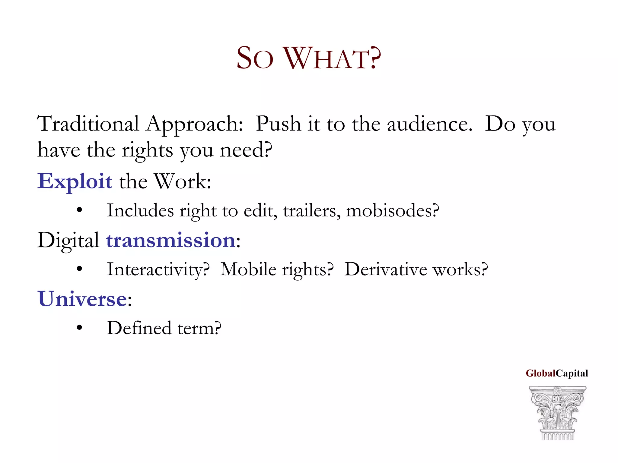 21st Century Licensing Strategies