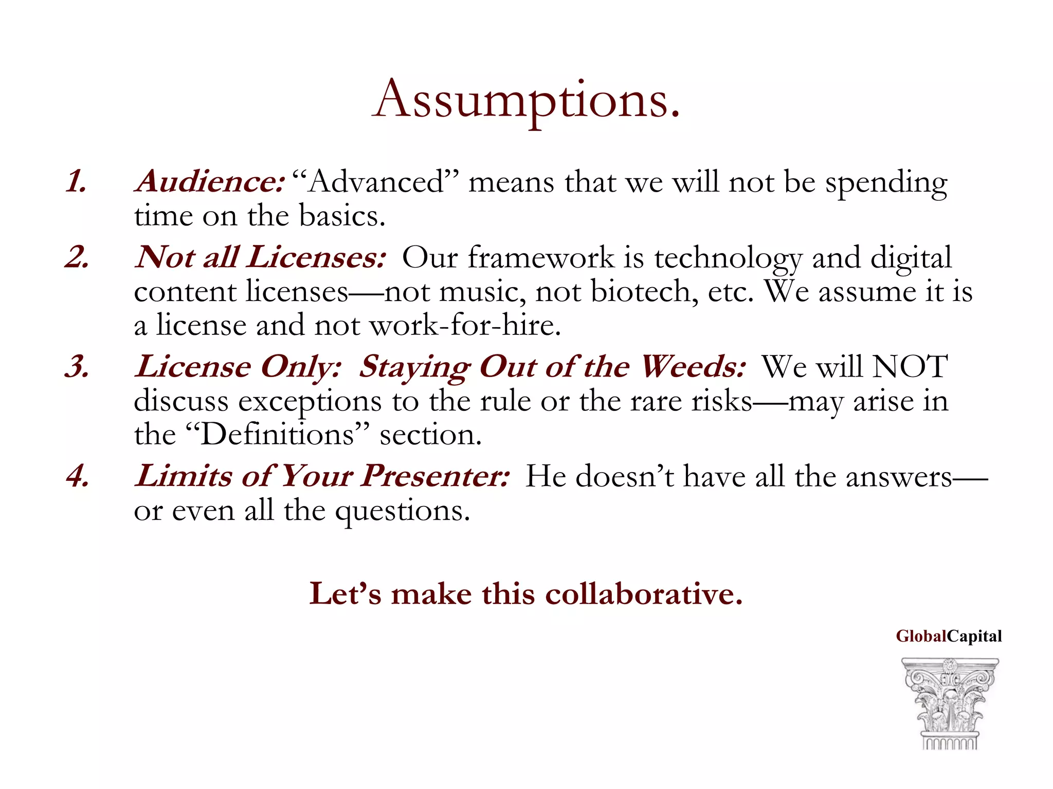 21st Century Licensing Strategies