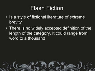 21st Century Literary Genre | PPT