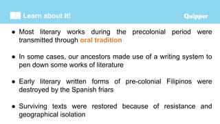 21st Century Literature_Unit 5_Lesson 1_The Precolonial Period.pptx