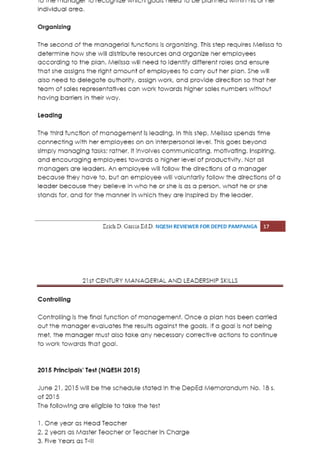 21st century managerial and leadership skills