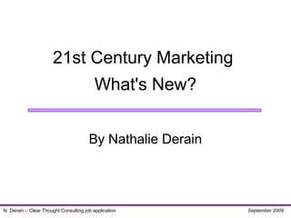 21st Century Marketing PPT