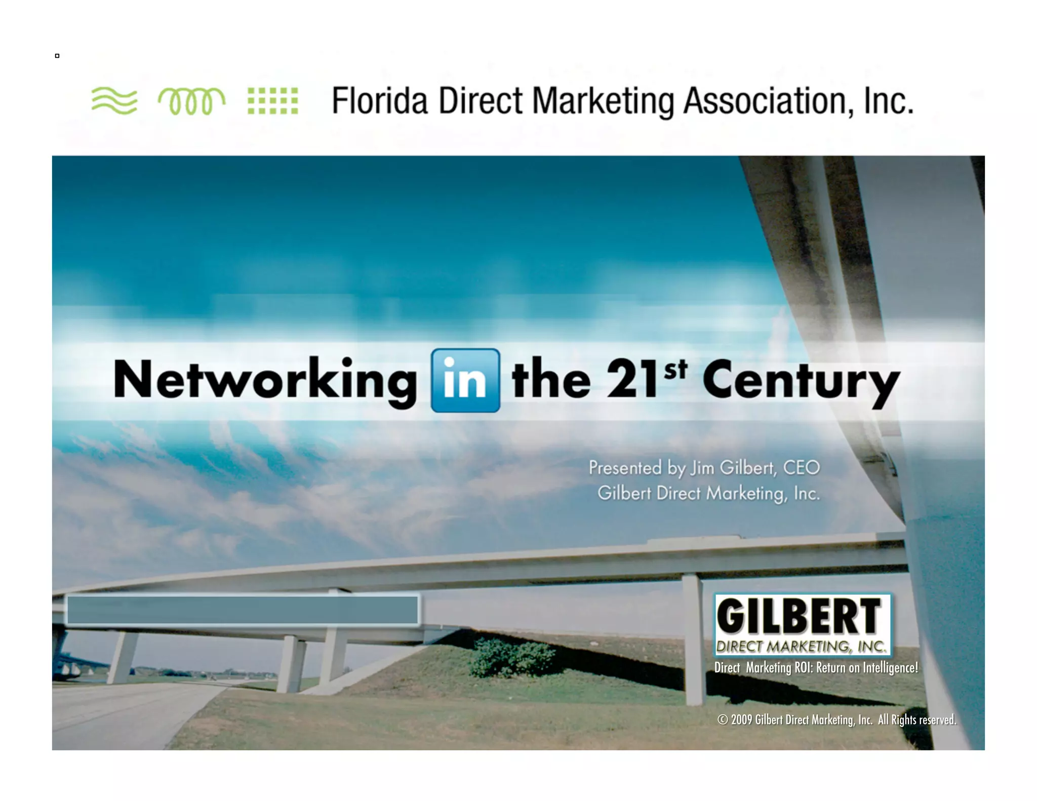 21st Century Networking via Linkedin