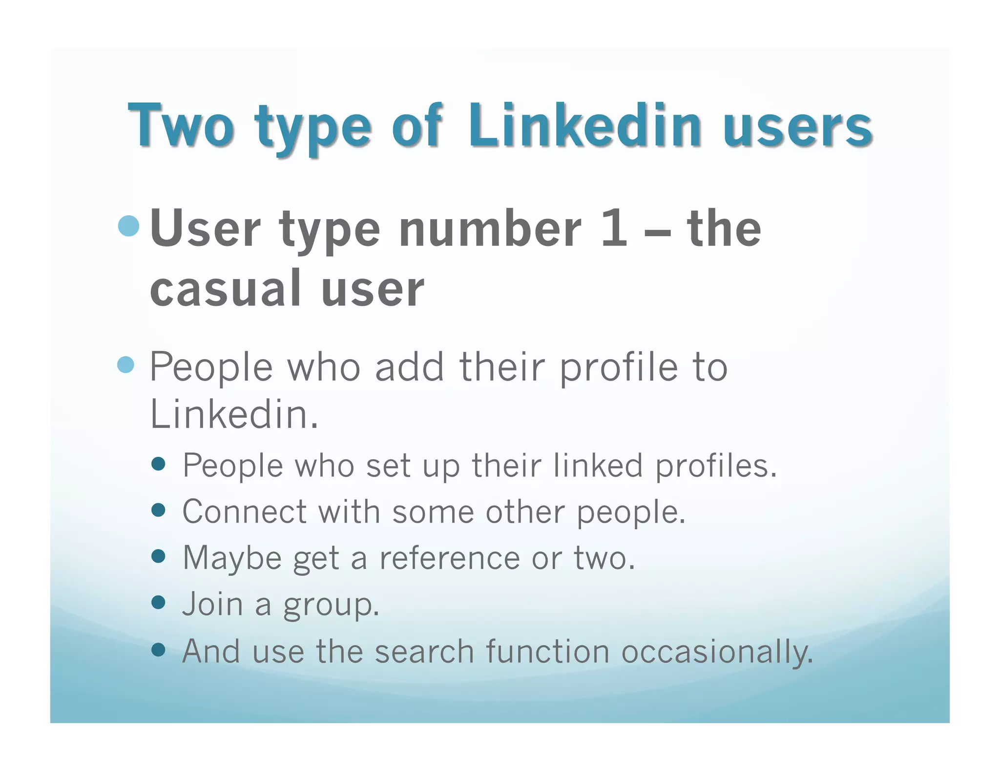 21st Century Networking via Linkedin