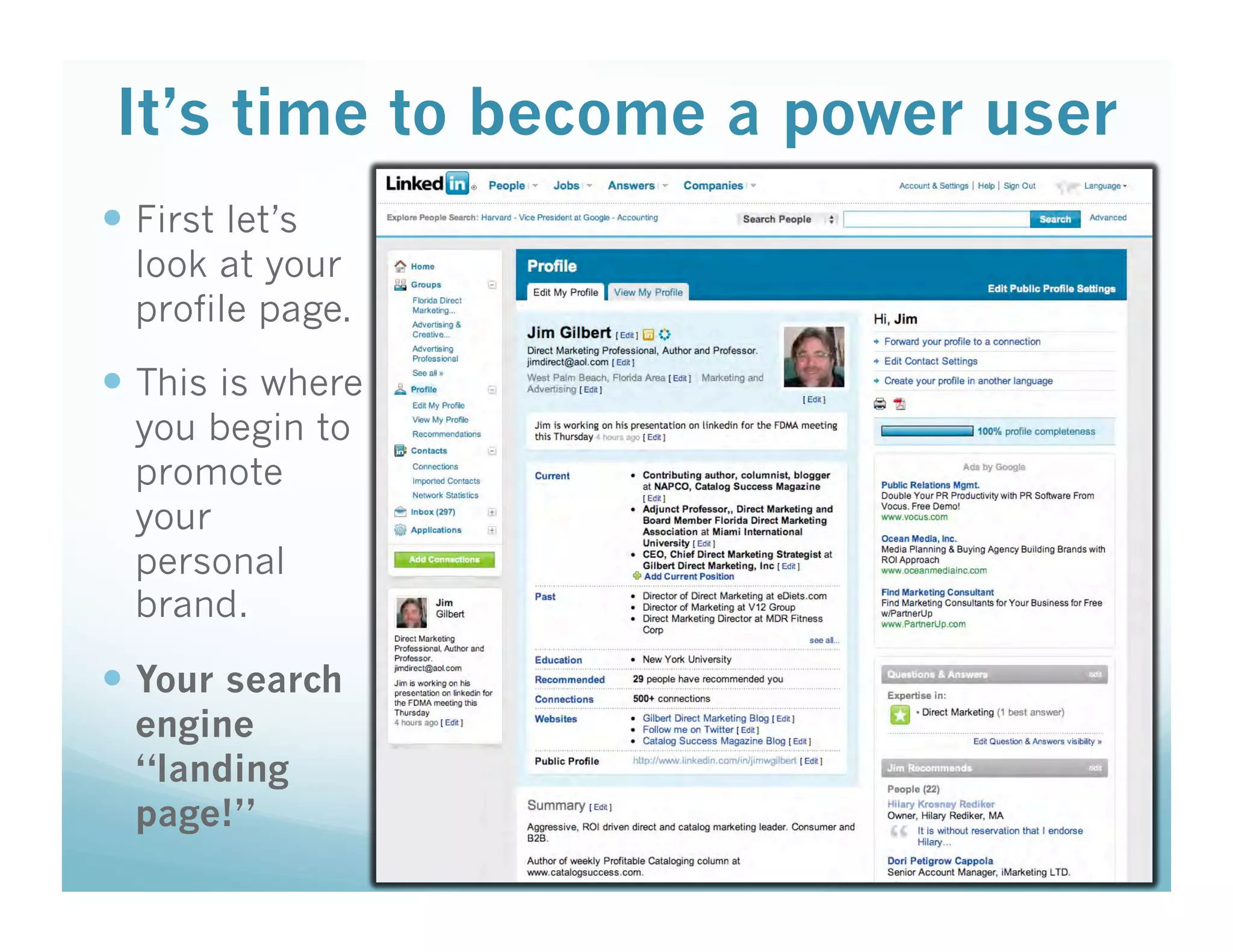 21st Century Networking via Linkedin