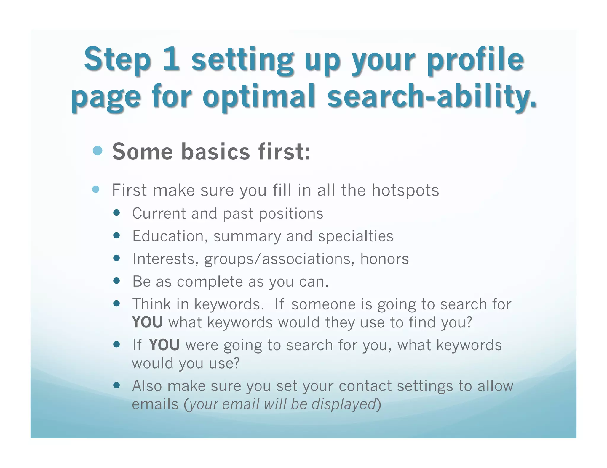 21st Century Networking via Linkedin