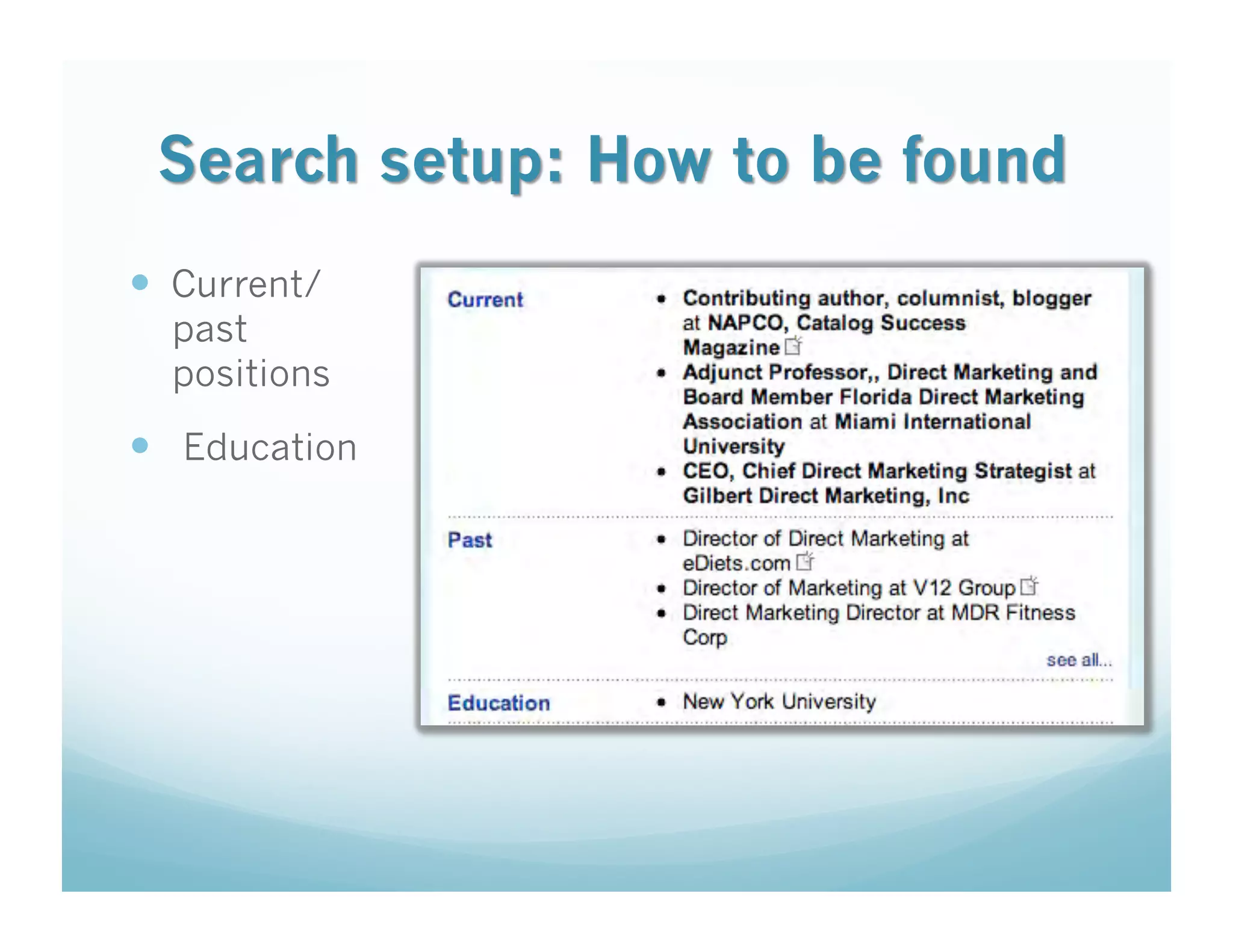 21st Century Networking via Linkedin