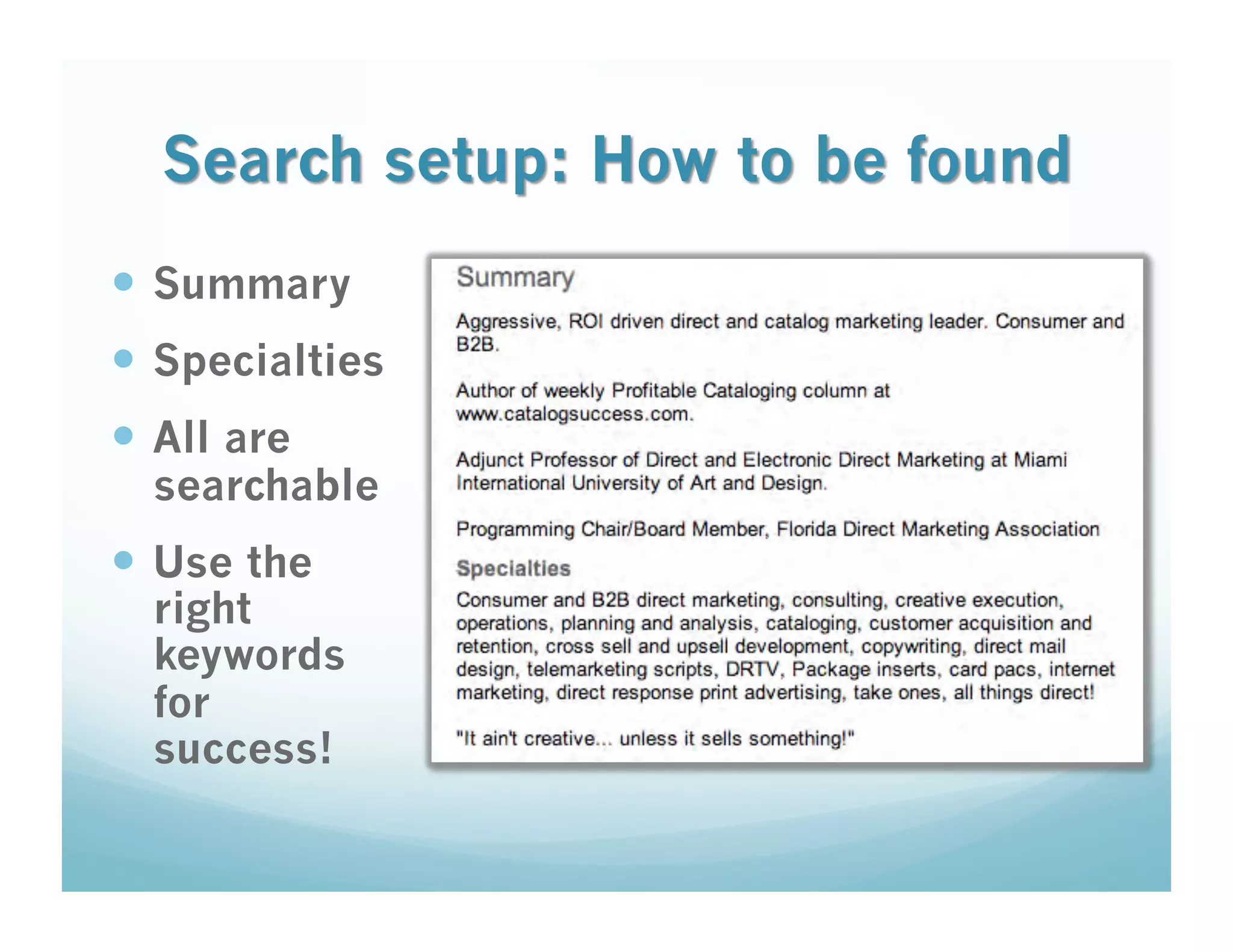 21st Century Networking via Linkedin