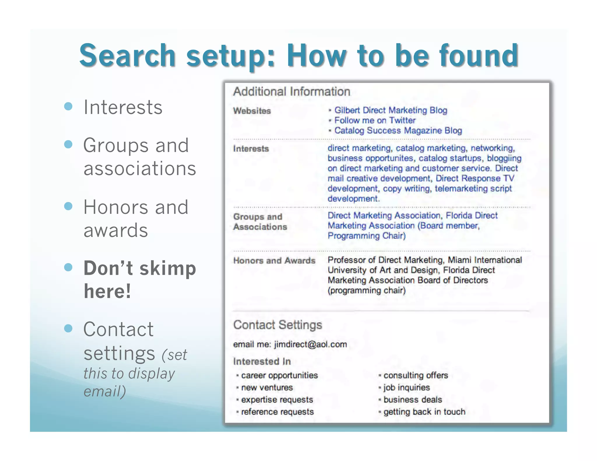 21st Century Networking via Linkedin