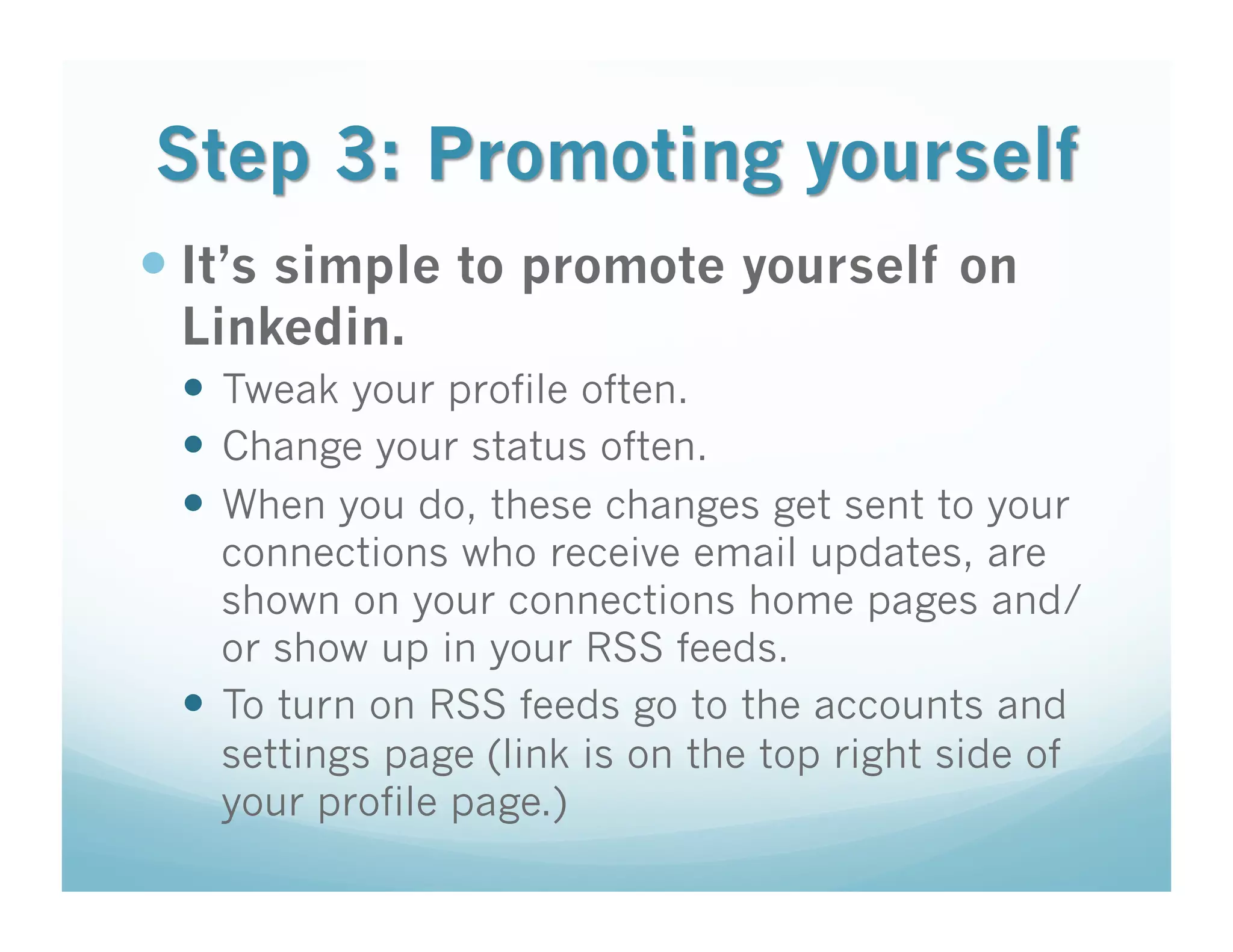 21st Century Networking via Linkedin