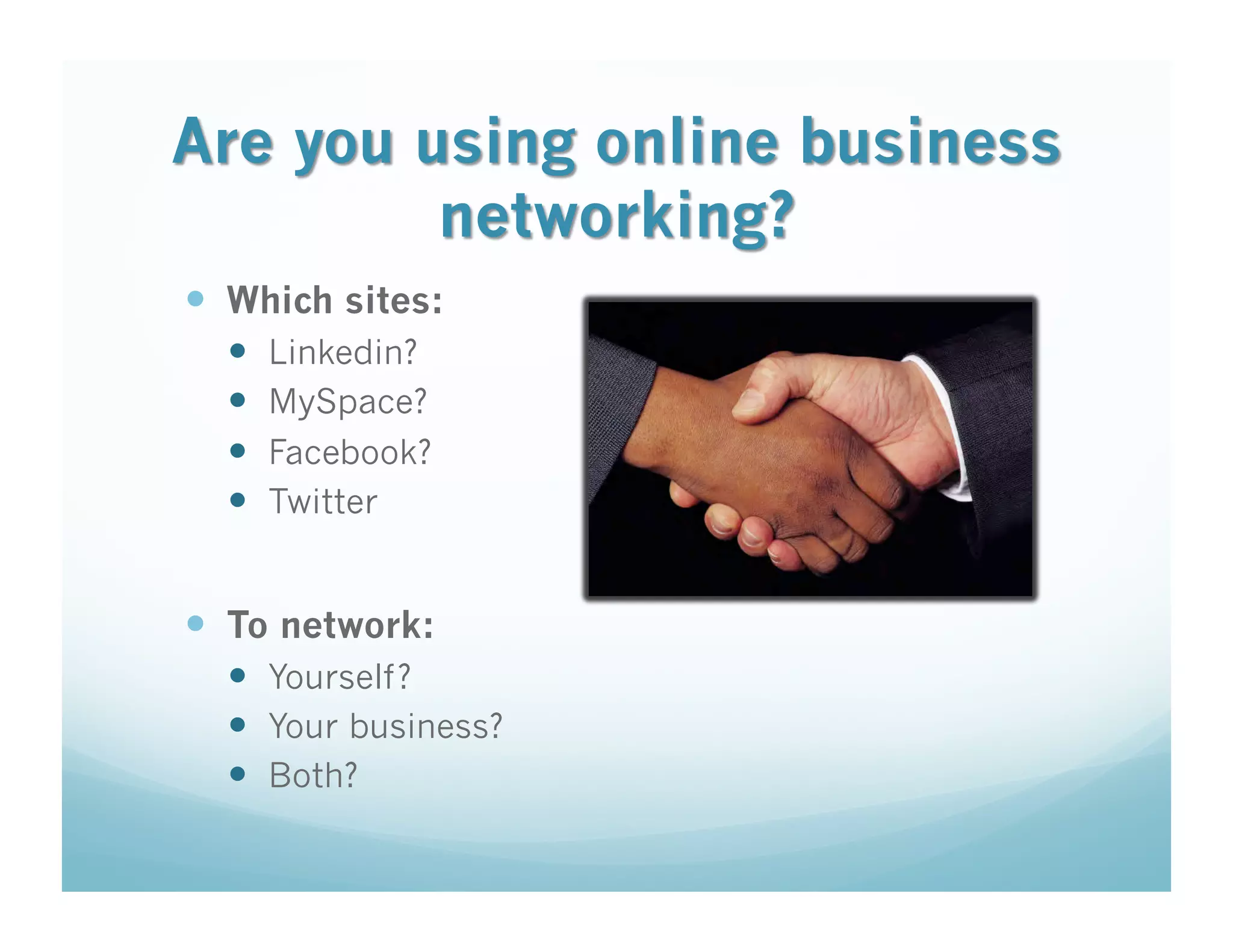 21st Century Networking via Linkedin