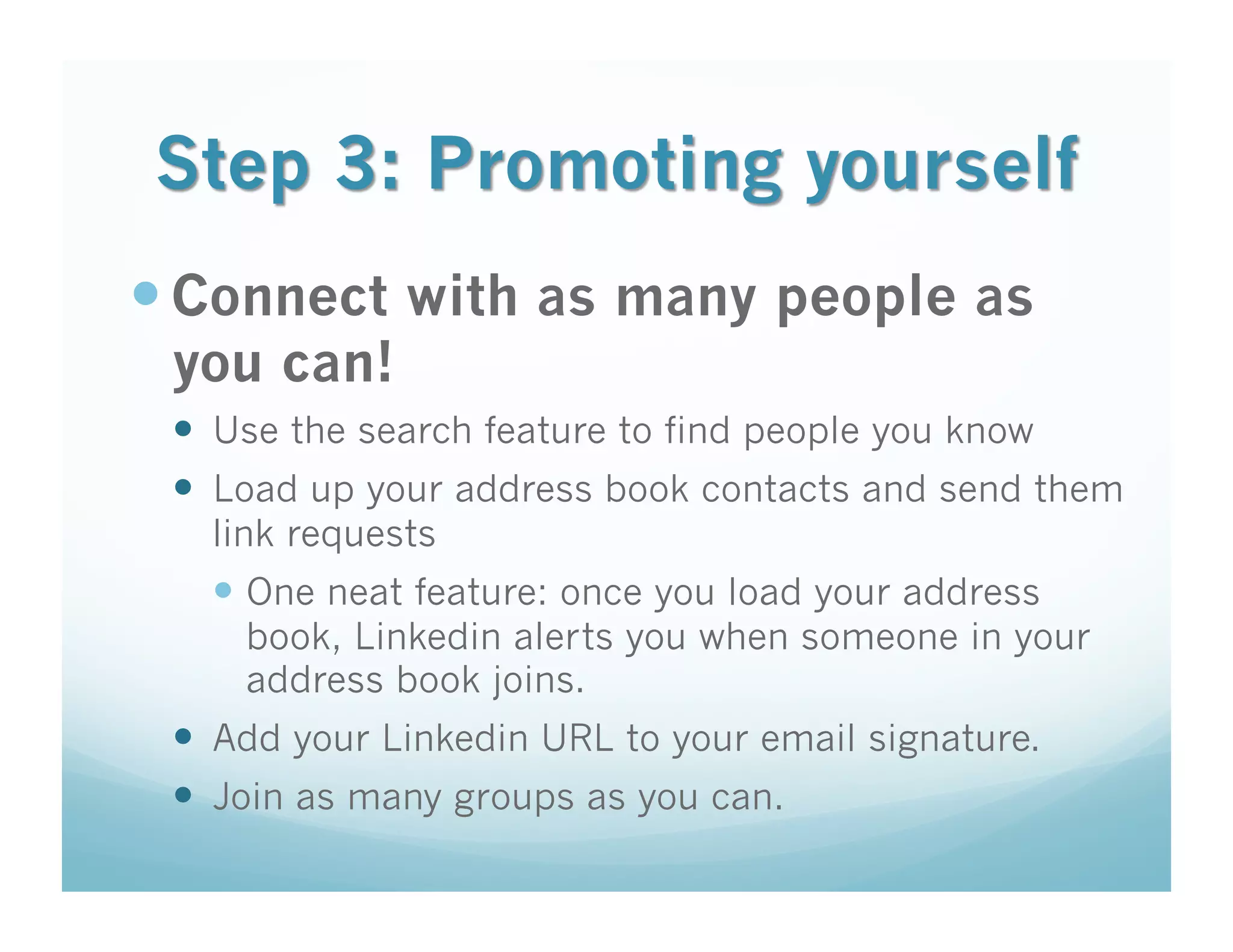 21st Century Networking via Linkedin