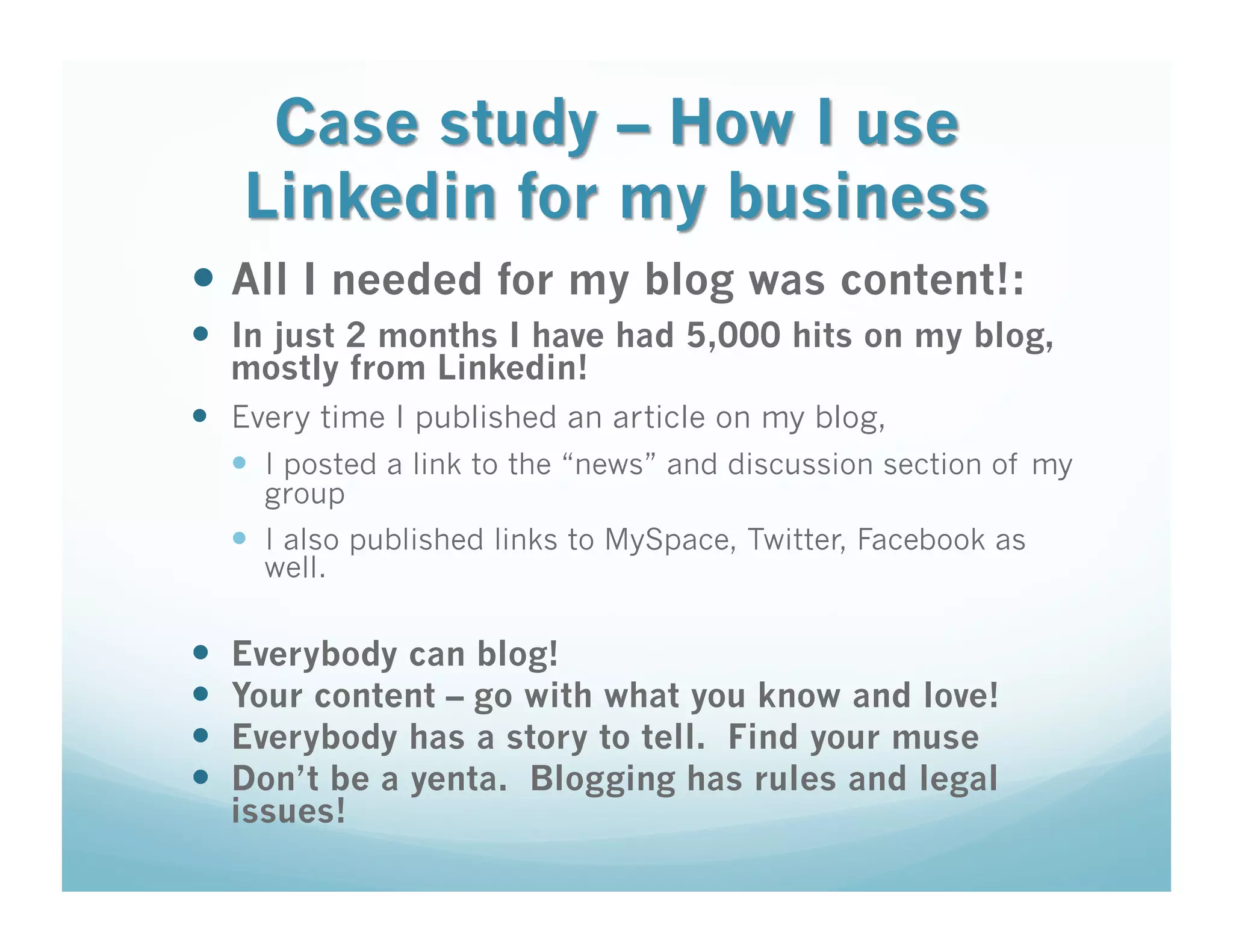 21st Century Networking via Linkedin