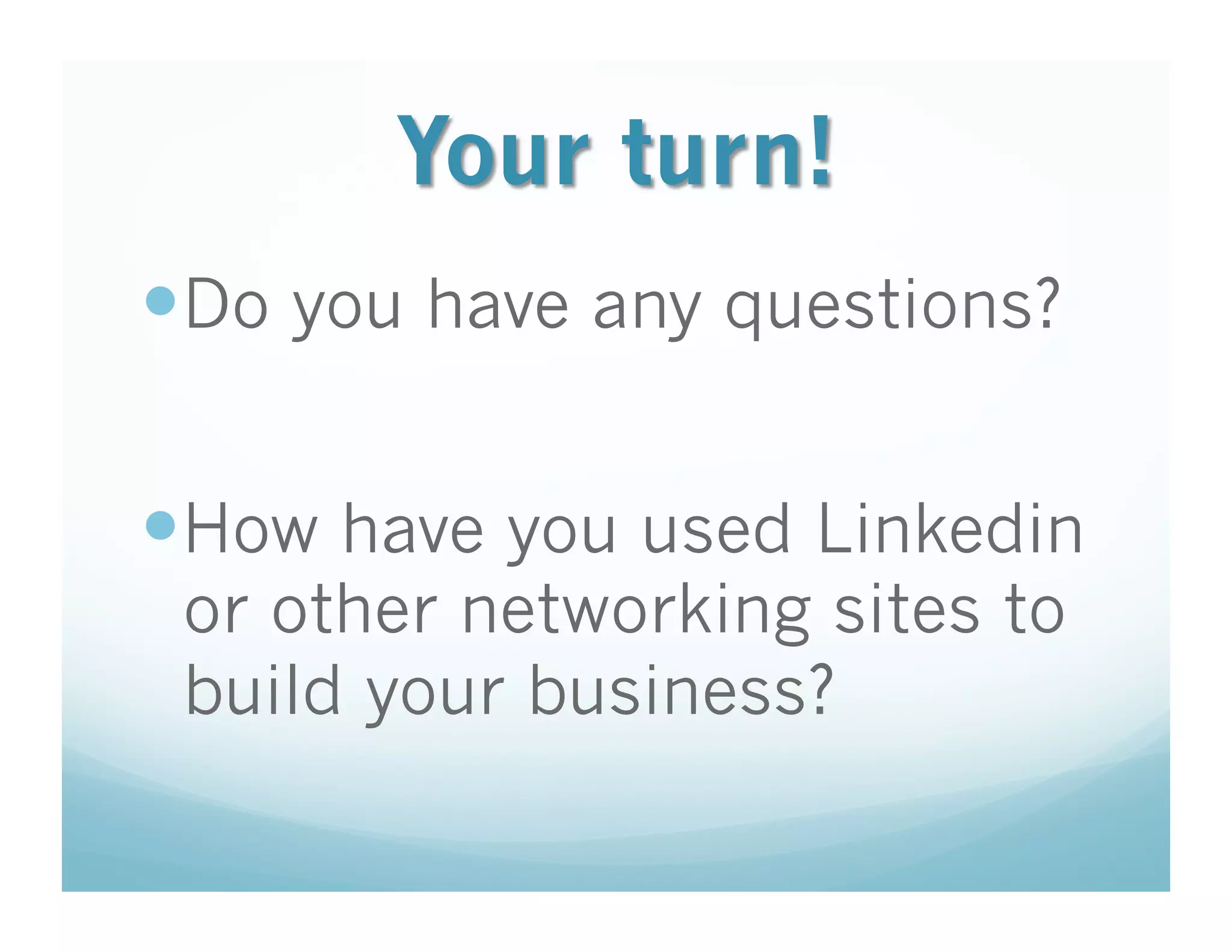 21st Century Networking via Linkedin