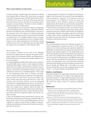 21St Century Nursing Practice In Ghana Challenges And Opportunities | PDF