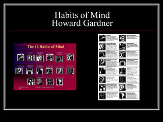 Habits of Mind Howard Gardner 