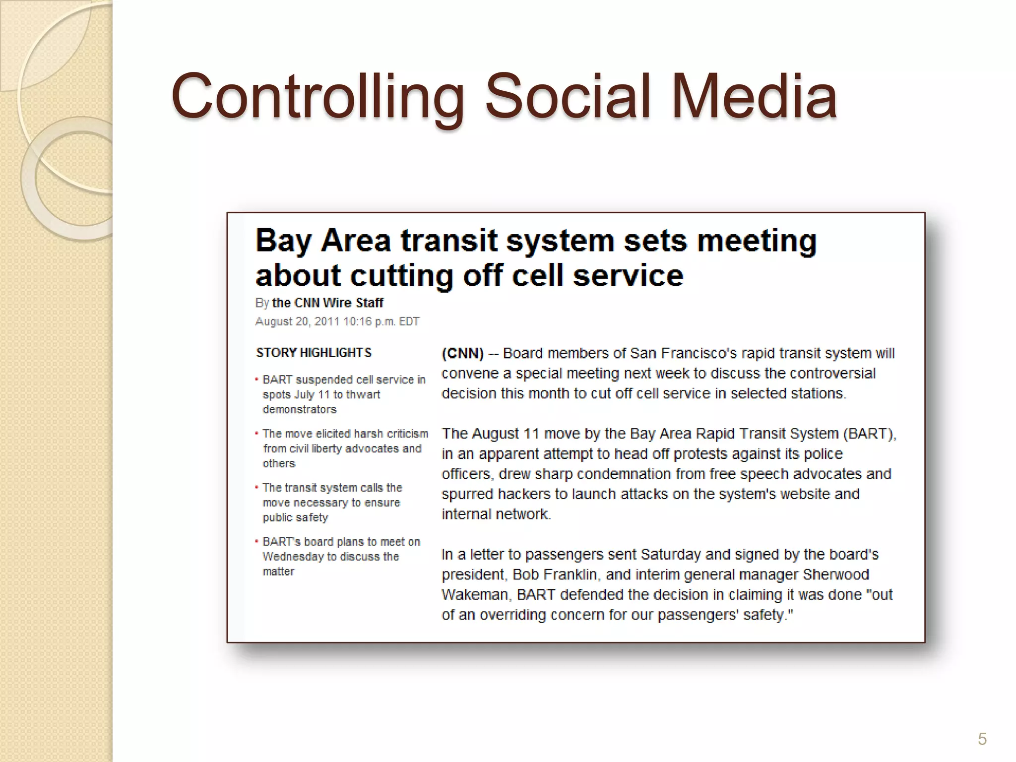 Controlling Social Media5