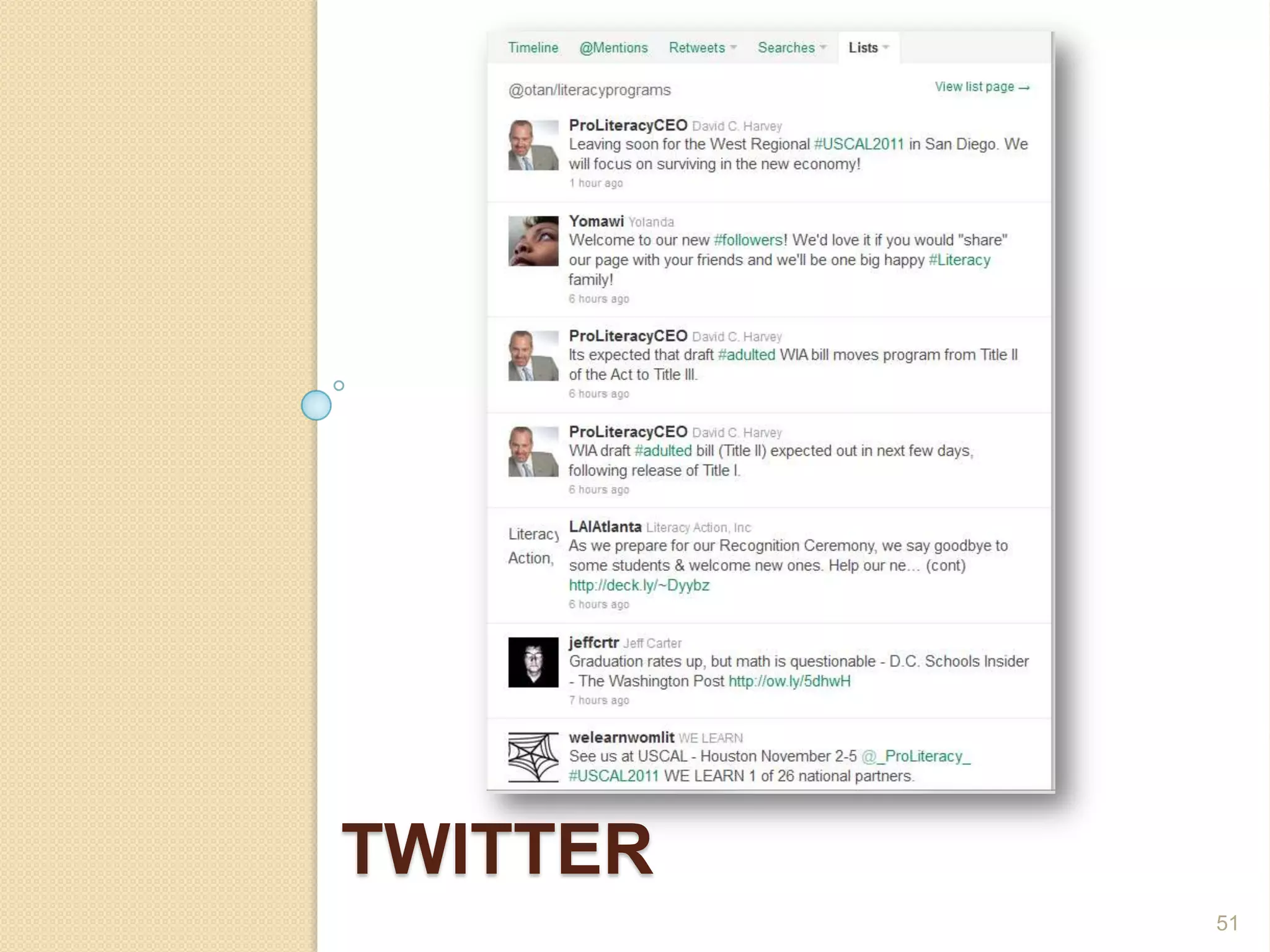 Communication and CollaborationFacebookTwitterBlogsPodcastsCell PhonesePortfolios40