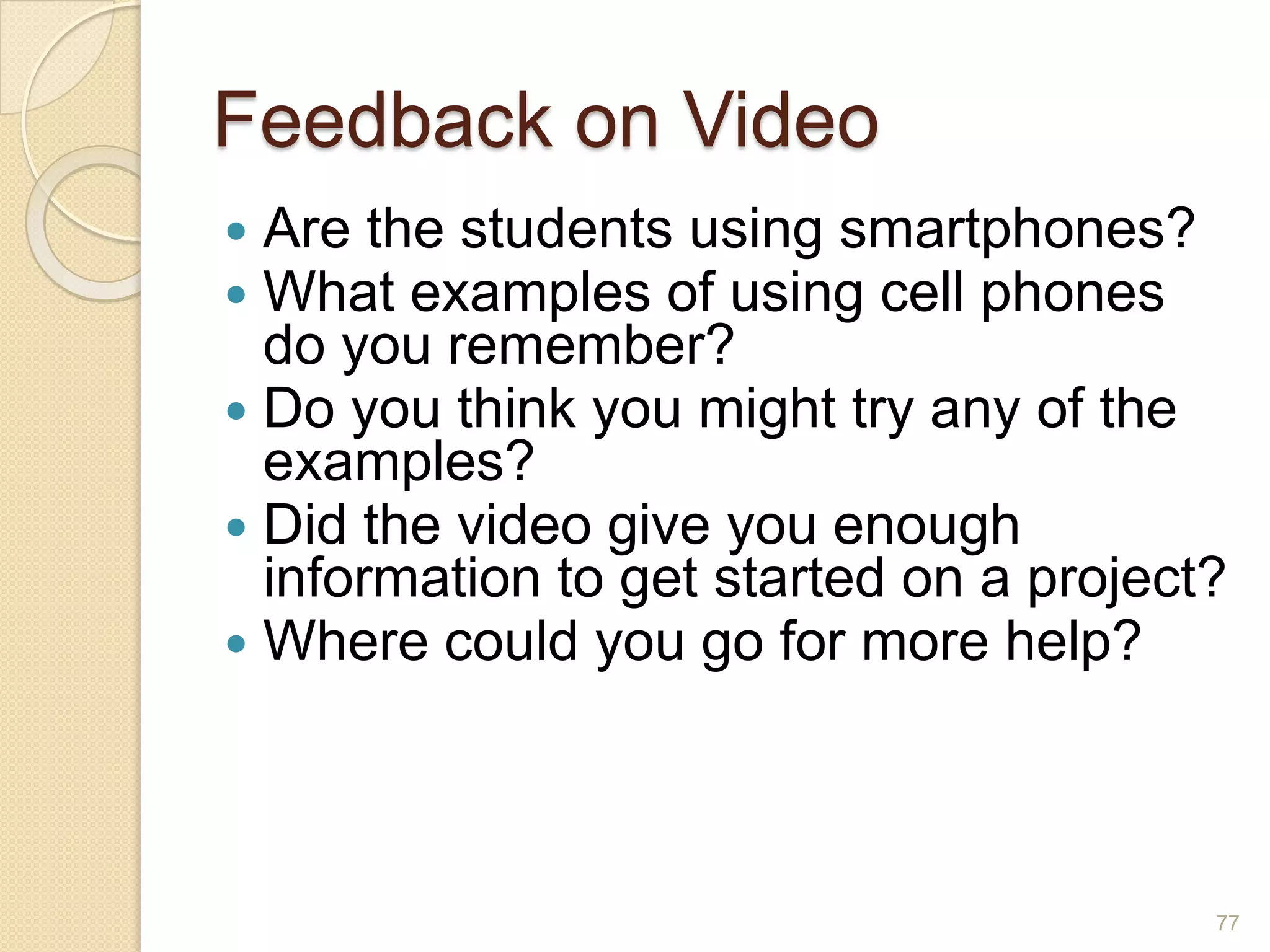 Smartphones35% of US adults own a smartphone59% of those making over $75,00058% of those btw 25 and 3449% of those btw 18 and 2444% of blacks and Latinos25% of them say that their phone is where they do most of their online browsing66“35% of American Adults Own a Smartphone,” Aaron Smith, Pew Internet & American Life Project, 7/11/11, http://pewinternet.org/~/media//Files/Reports/2011/PIP_Smartphones.pdf