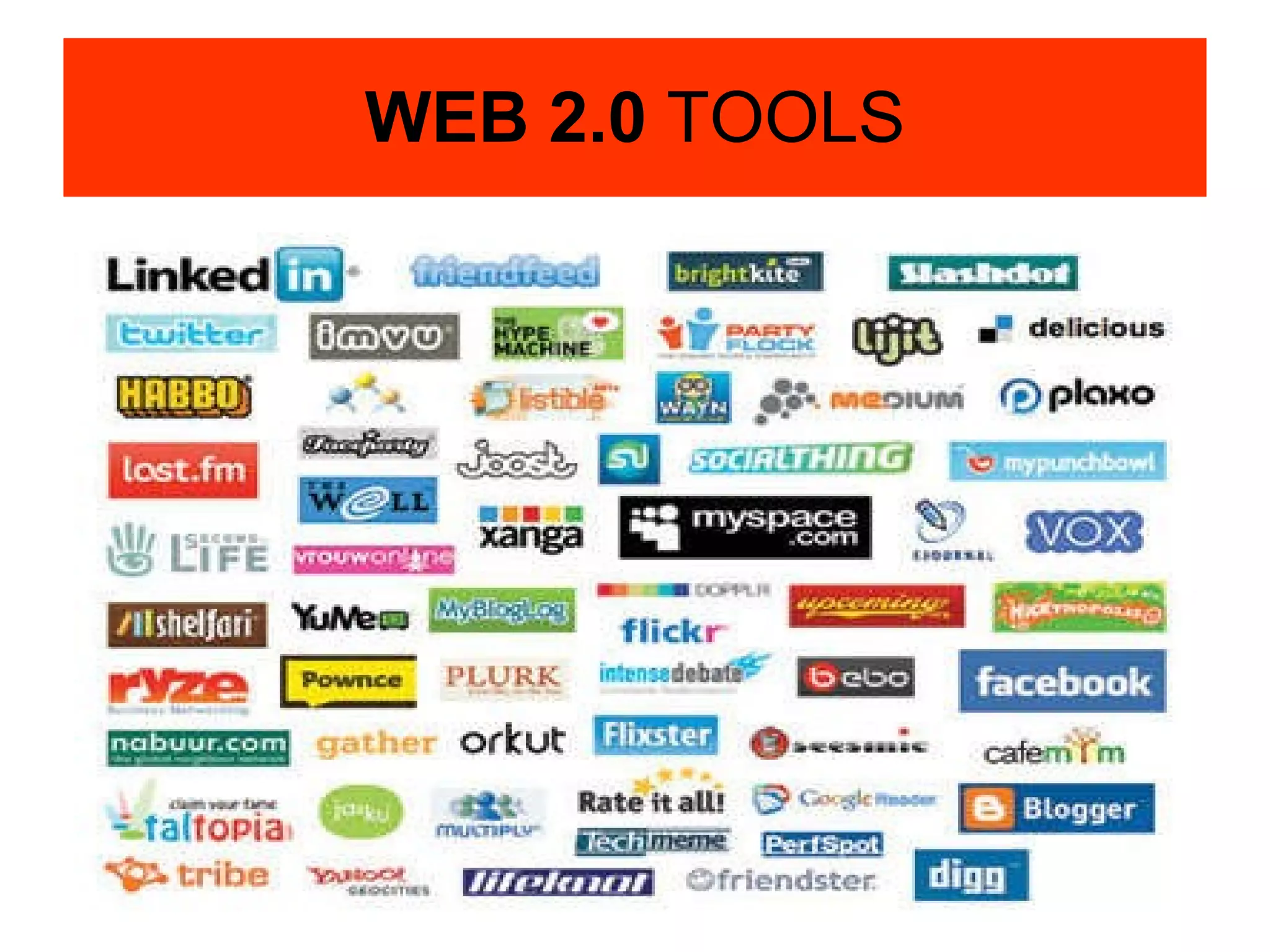WEB 2.0  TOOLS 