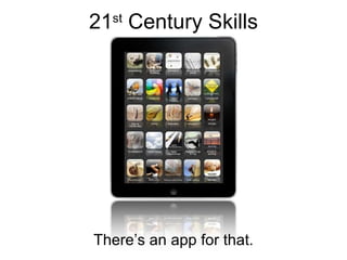 21 st  Century Skills There’s an app for that. 