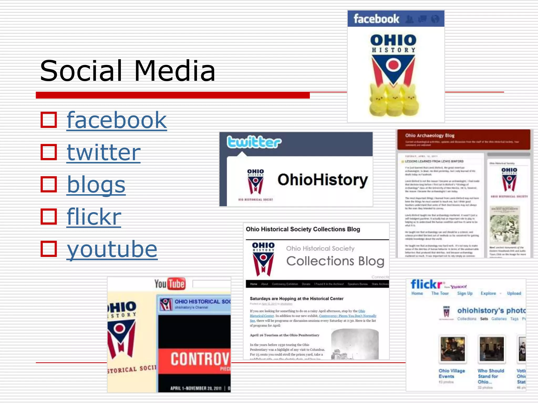 Instead of an exhibit, how about a video?Created using Microsoft Photo Story 3 for Windows - Free Download