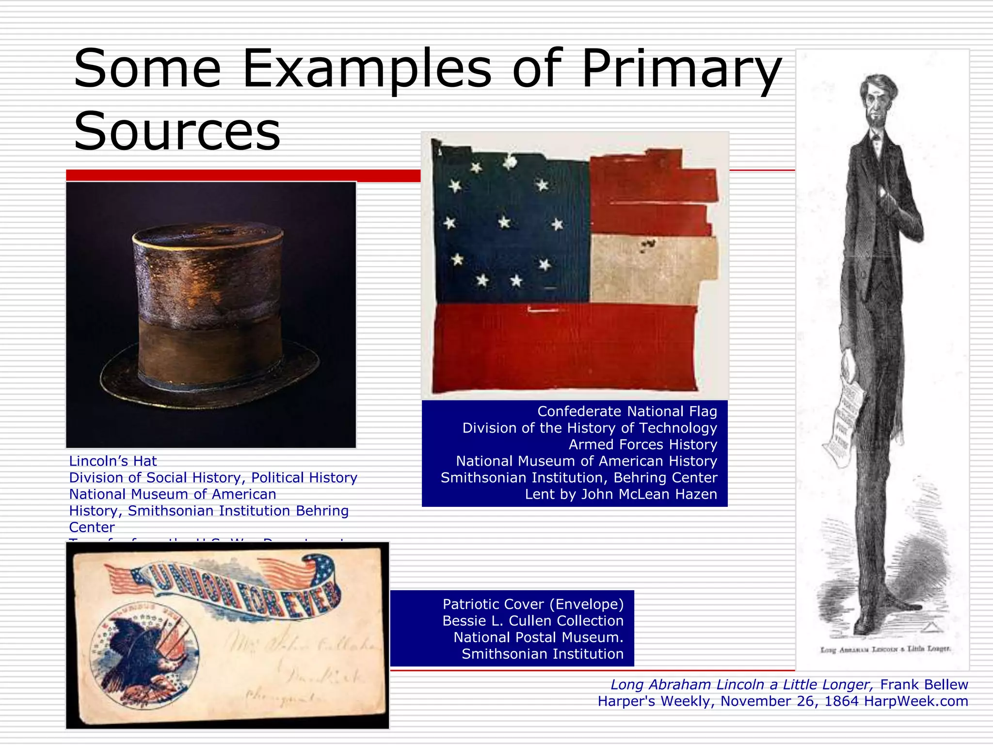 Wait a minute...What’s Wrong with Secondary Sources?Historians use both primary and secondary sourcesSecondary sources tell us: Who is that?