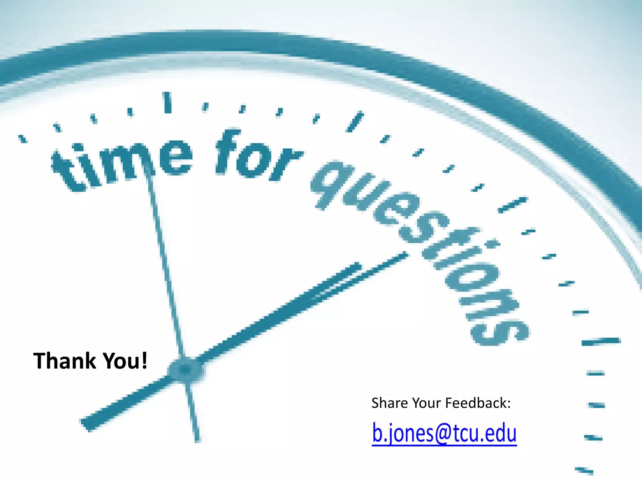 Thank You! 
Share Your Feedback: 