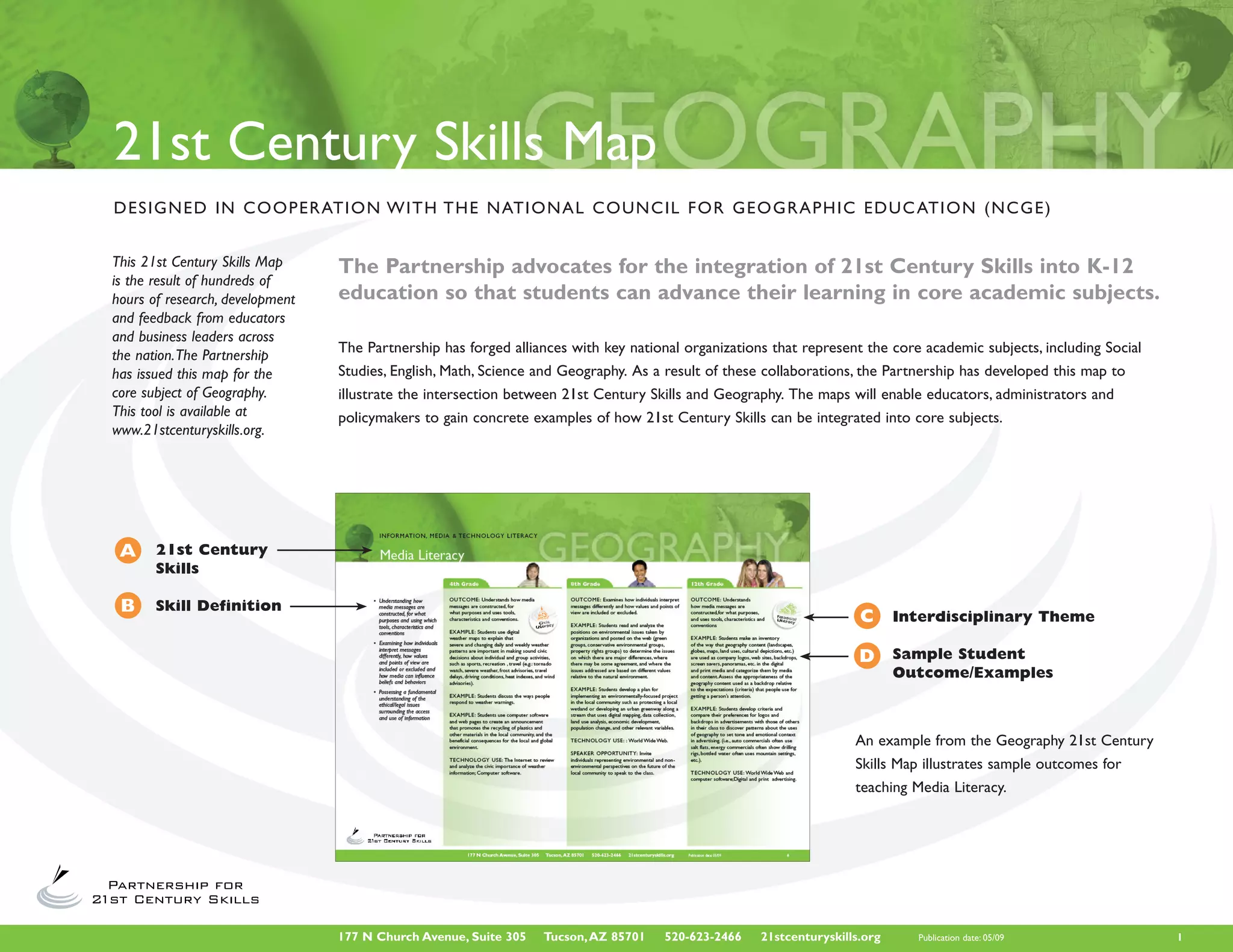 21st century skills map for geography | PDF