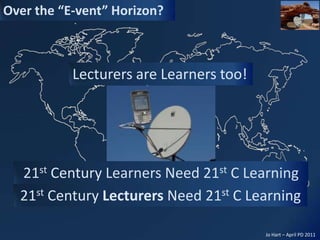 Lecturers are Learners too!21stCentury Learners Need 21st C Learning21st Century Lecturers Need 21st C Learning