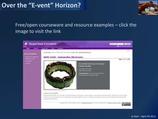 Free/open courseware and resource examples – click the image to visit the link