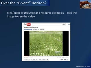 Free/open courseware and resource examples – click the image to see the video
