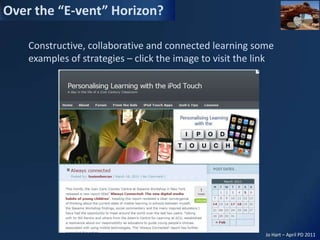 Constructive, collaborative and connected learning some examples of strategies – click the image to visit the link