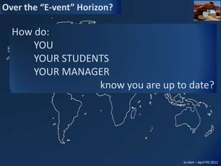 How do:YOU	YOUR STUDENTS	YOUR MANAGER 				know you are up to date?