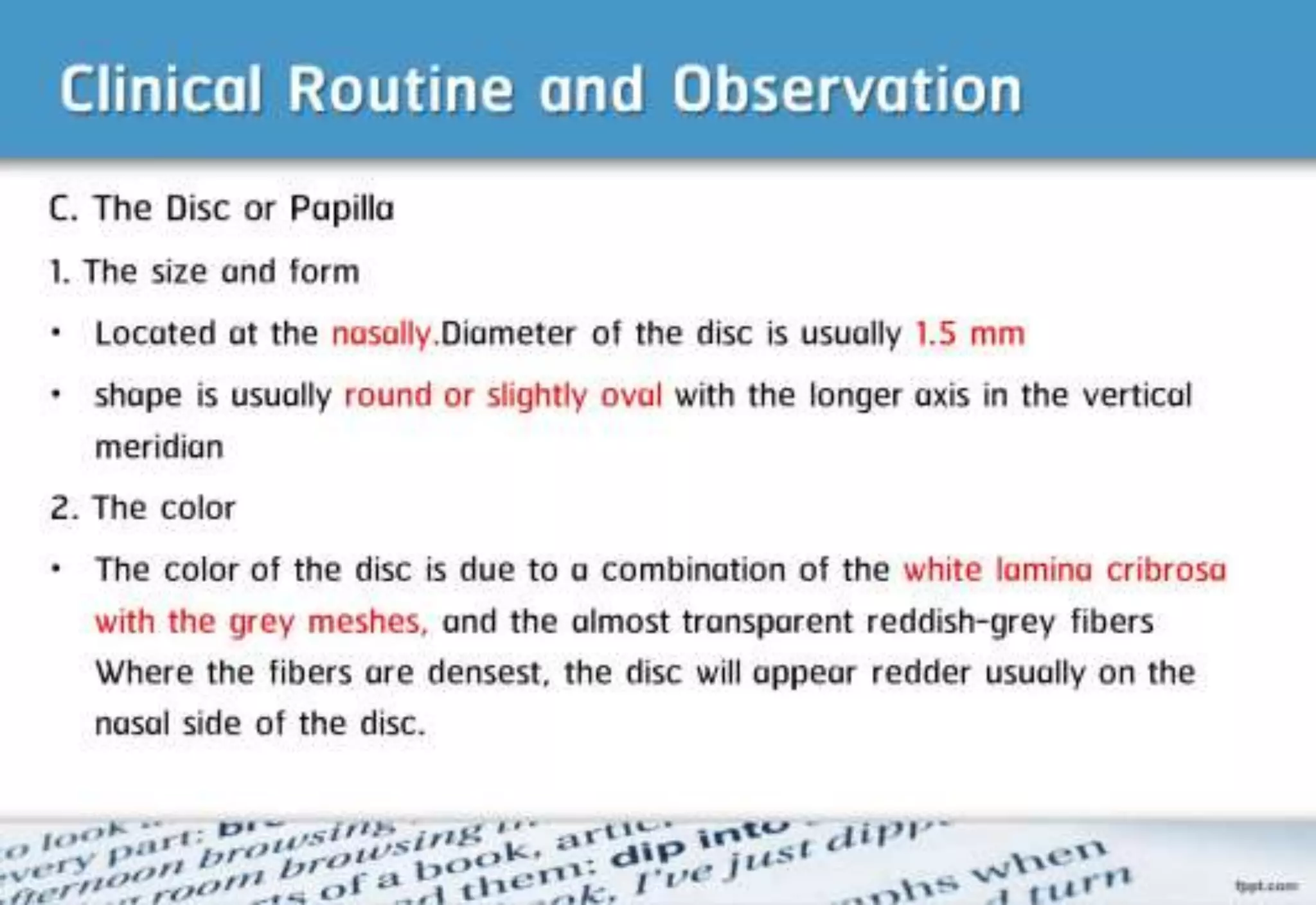 21 step-Diagnosis Procedure Refraction