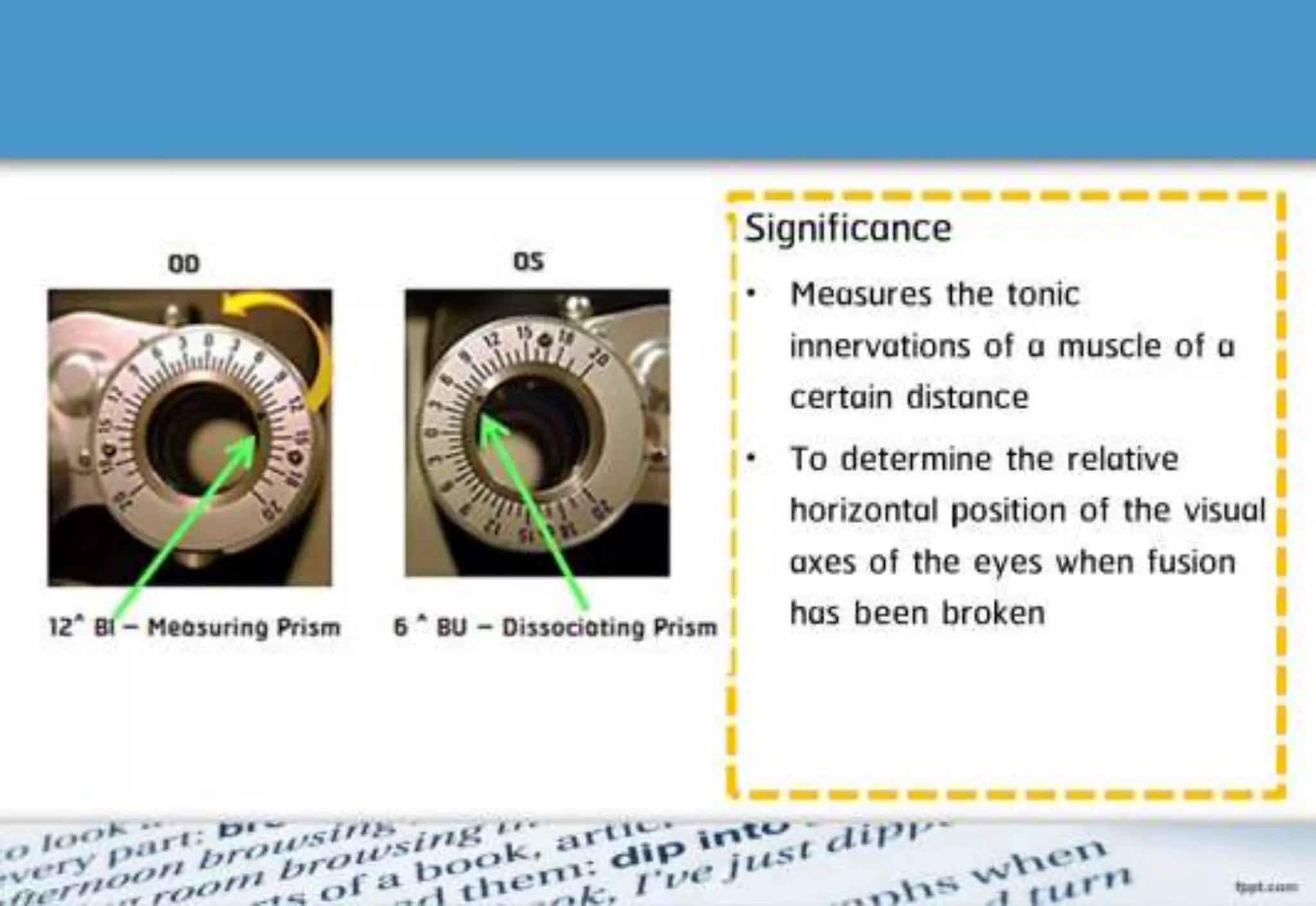 21 step-Diagnosis Procedure Refraction