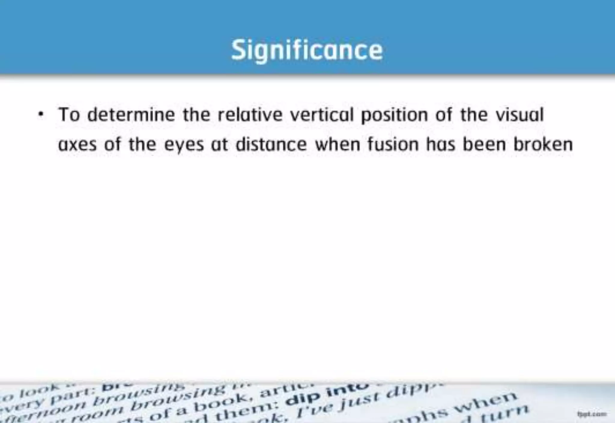 21 step-Diagnosis Procedure Refraction