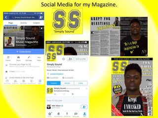 Social Media for my Magazine.
 