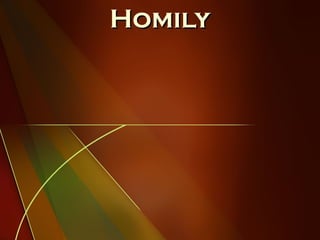 Homily 