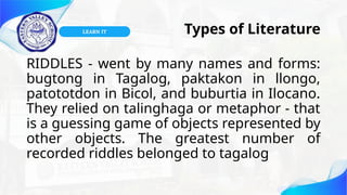 21st Century Literature from the philippines and the world | PPTX