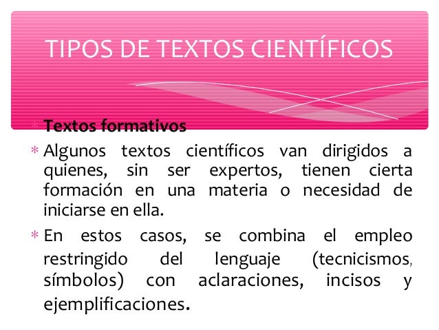TEXTOS CIENTIFICOS