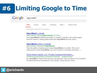 Limiting Google to Time
@srichardv
#6
 